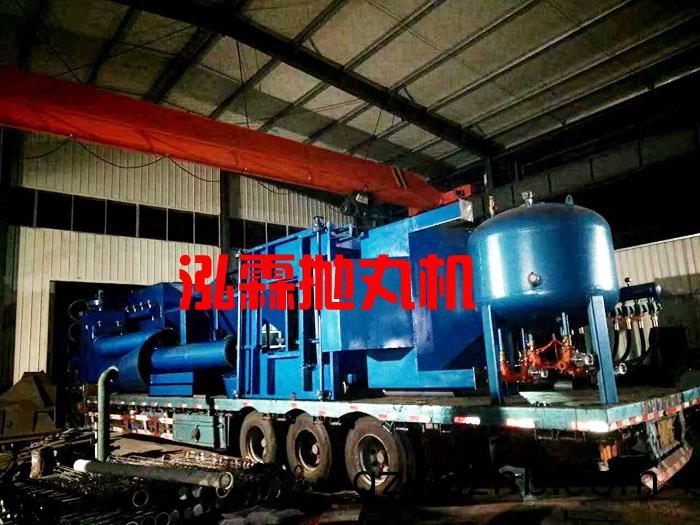 5噸(dun)樹(shu)脂砂生(sheng)産線(xian)髮貨現場(chang)