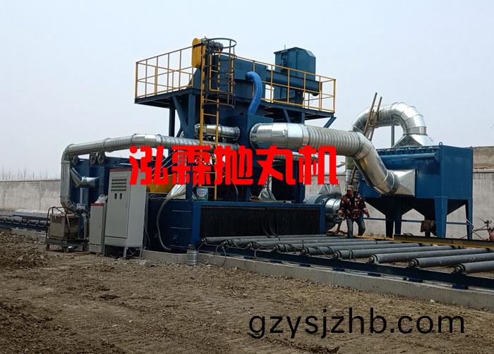 鋼(gang)闆生産線抛丸機(ji)