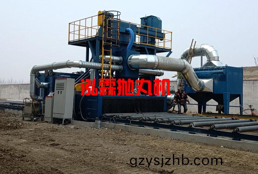 鋼闆抛(pao)丸機客(ke)戶案例(li)現(xian)場(chang)