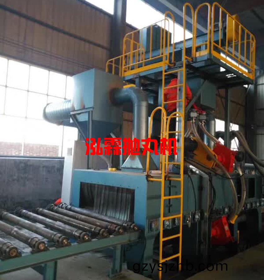 型材(cai)抛丸(wan)機(ji)使(shi)用(yong)現場(chang)圖(tu)