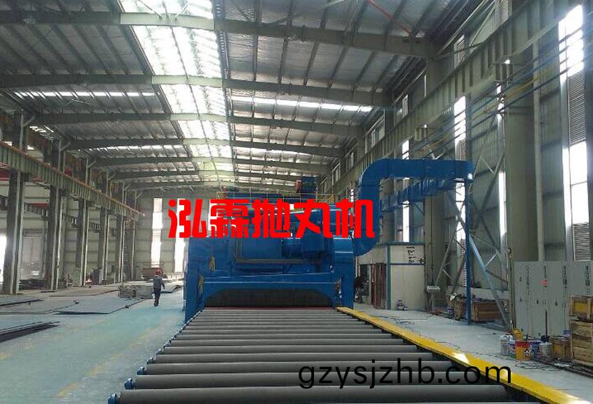 鋼(gang)闆(ban)預(yu)處(chu)理生産(chan)線(xian)抛丸(wan)機(ji)