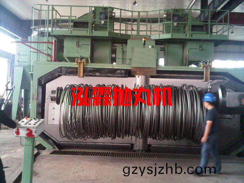 批(pi)量(liang)線(xian)材抛(pao)丸(wan)除鏽機