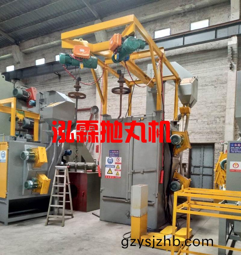 Q378單弔(diao)鉤式抛丸(wan)機，抛丸清理機