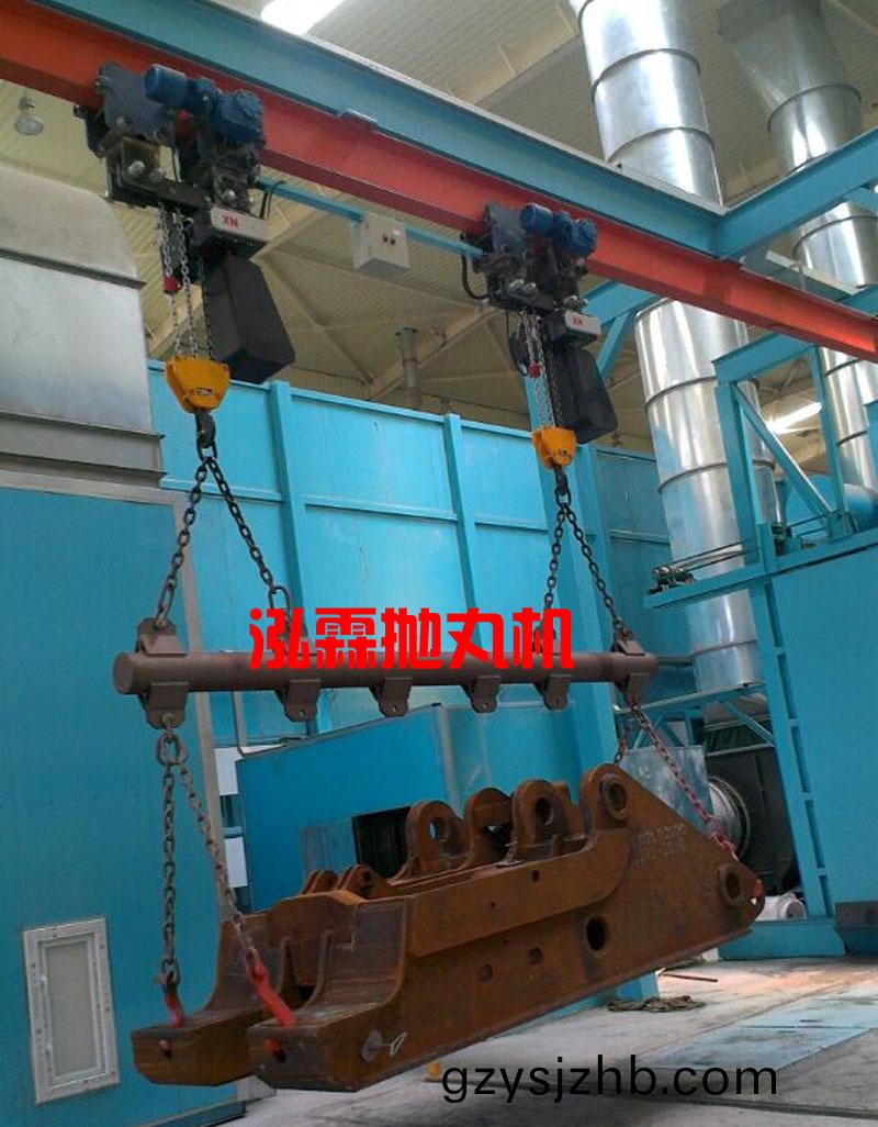 大型弔鉤(gou)通(tong)過式抛(pao)丸機(ji)