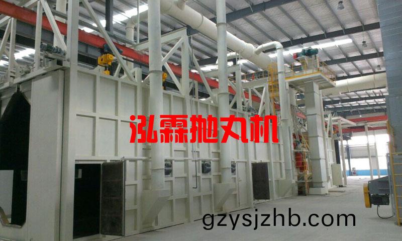 大型弔鉤(gou)通過式抛丸機(ji)