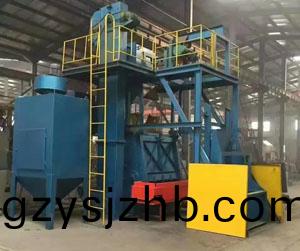 Q3220自(zi)動(dong)上料(liao)履(lv)帶式(shi)抛(pao)丸(wan)機客戶(hu)使用現(xian)場(chang)