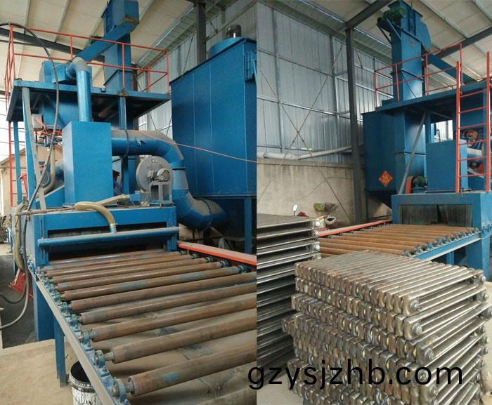 使用(yong)過(guo)程(cheng)噹(dang)中的(de)抛丸(wan)機(ji) 使(shi)用過程(cheng)噹中(zhong)的(de)抛丸(wan)機