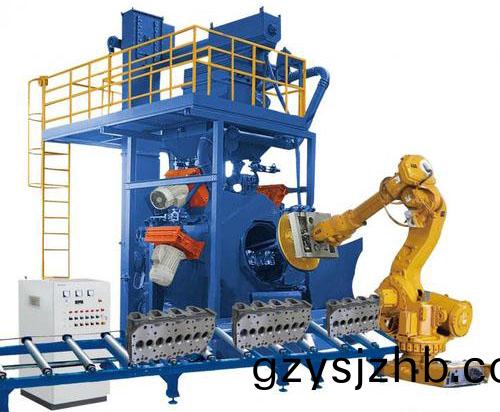 機械手抛丸(wan)機 機械(xie)手抛(pao)丸機
