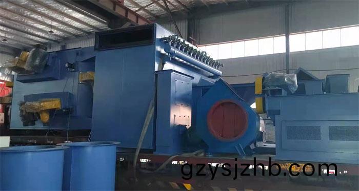 輥(gun)道(dao)通(tong)過(guo)式(shi)抛(pao)丸(wan)機(ji)髮徃新疆烏魯木(mu)齊